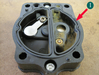 carburetor metering cover rubber gasket